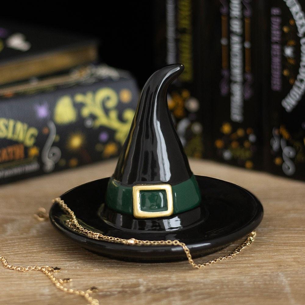 Something Different - Black Witch Hat Trinket dish - Multicolours